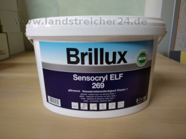 Brillux Sensocryl 269 E.L.F Glänzend 5 Ltr. Weiß oder getönt